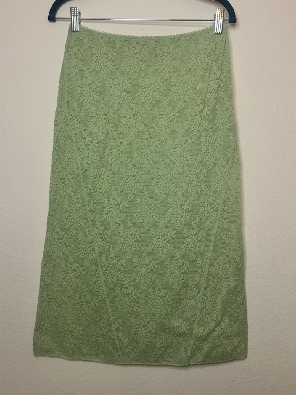 Free people Sage Green Lace Midi Skirt - Picture 4 of 8